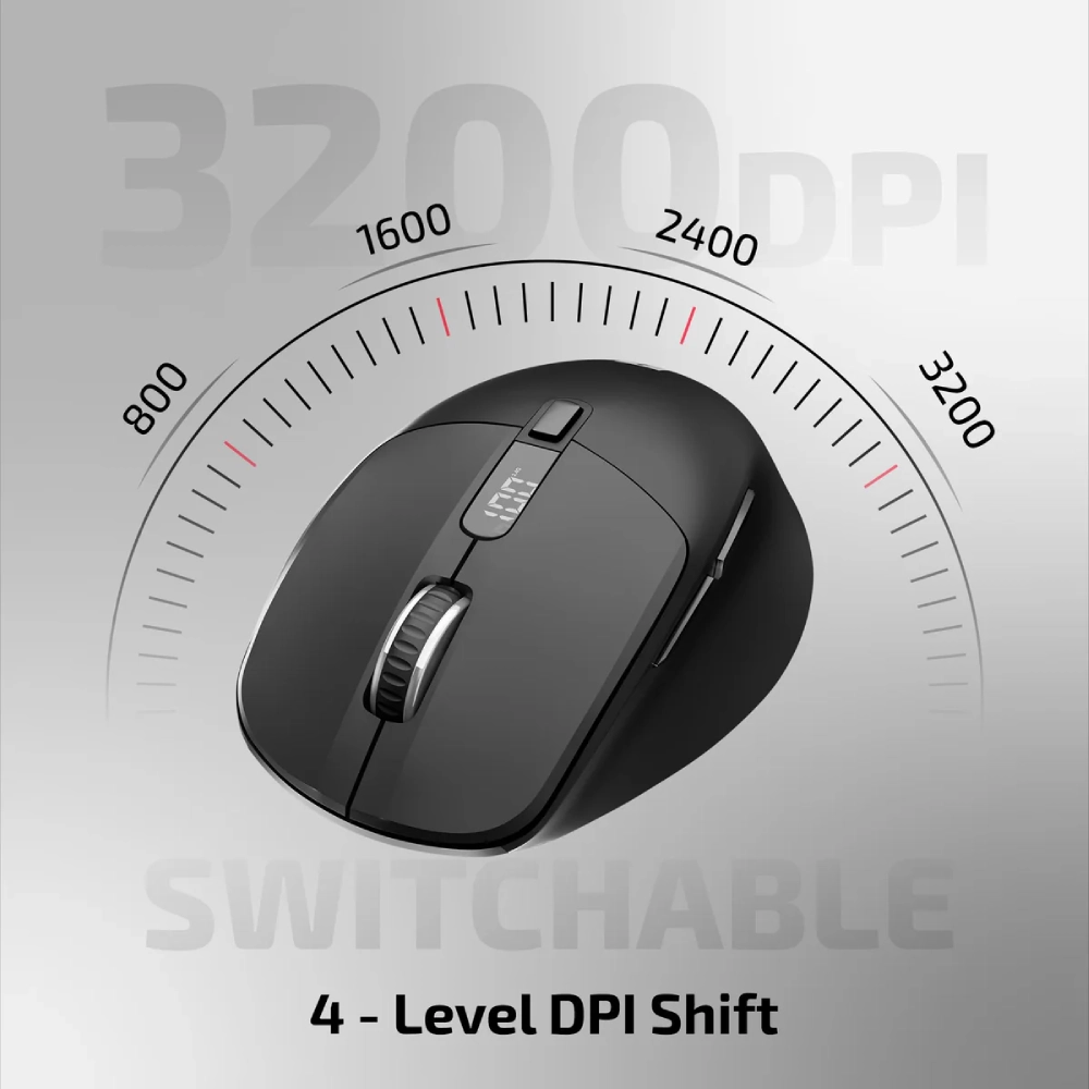 Iball Wireless Mouse GLIDR S300 Black view 2